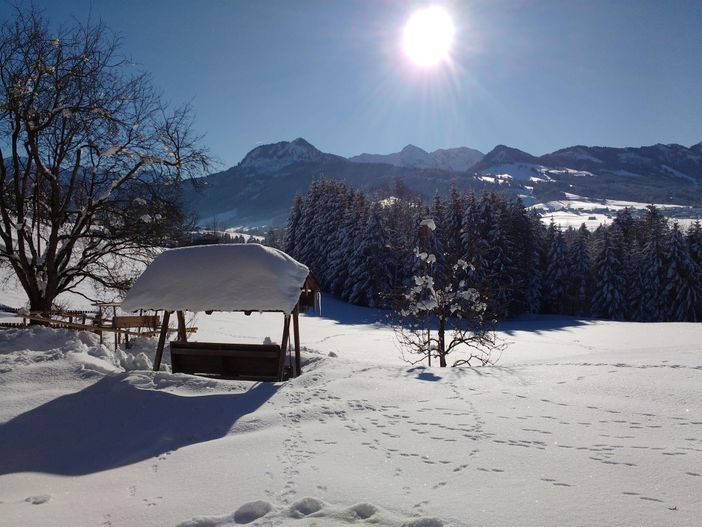 Blick aus der Stube