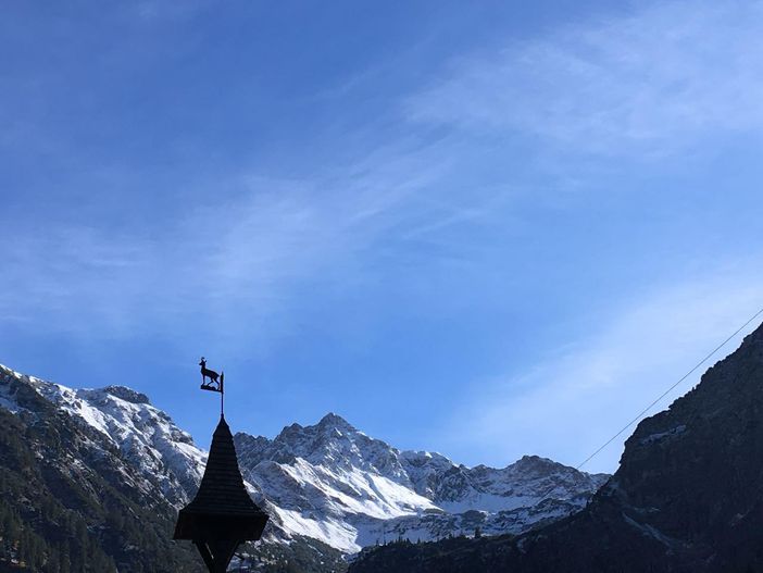 beste Aussicht auf der Kirchturmspitze