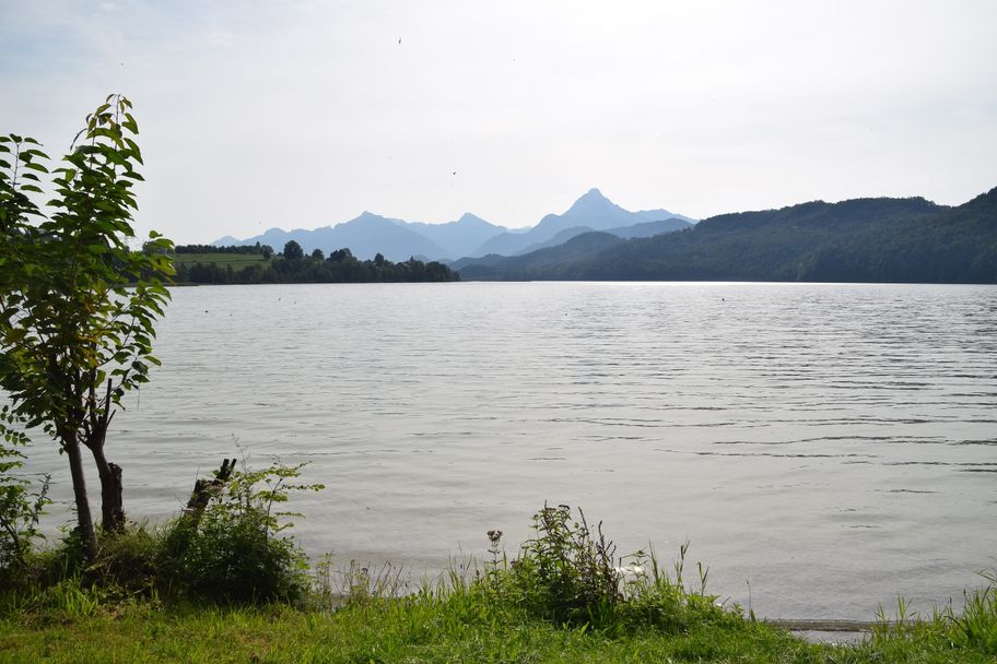 Blick vom Weißenseerundweg über den Weißensee