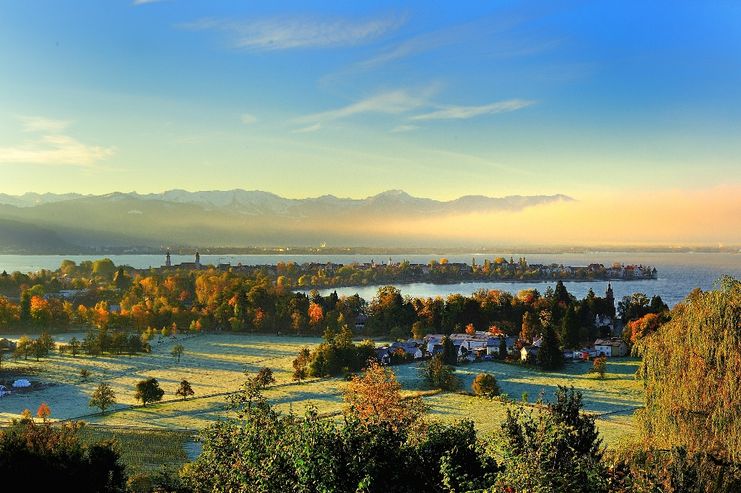 Blick auf die Insel Lindau