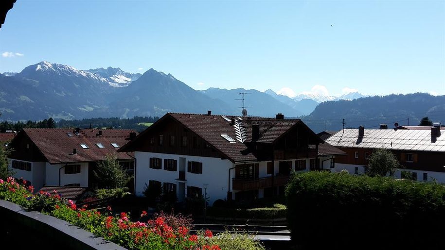 Blick vom Balkon