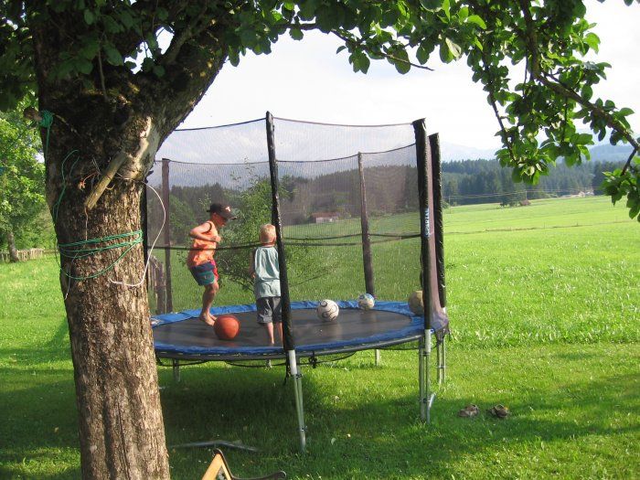 Trampolinhüpfen