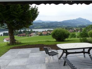 Ausblick von der Terrasse