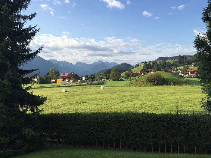 Blick vom Balkon der Ferienwohnung Uli