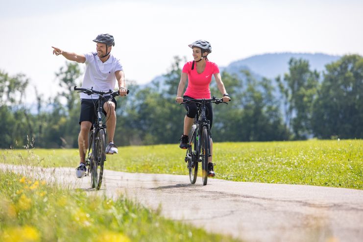 Radfahren mit Aussicht im Westallgäu