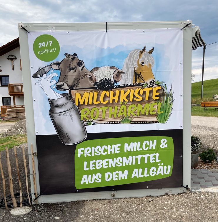 Milchkiste Rothärmel