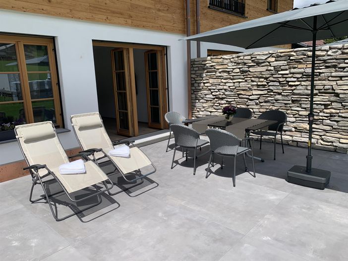 Südterrasse Relaxliegen