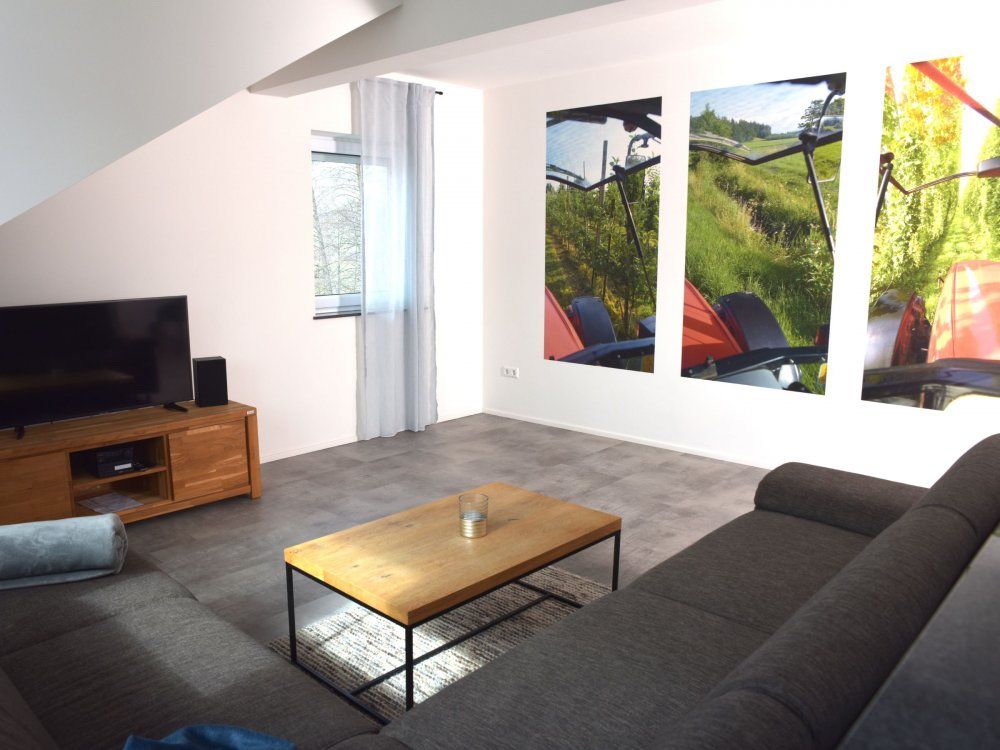 Wohnzimmer aufm Traktor