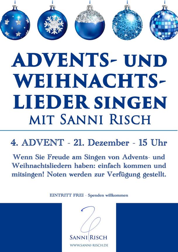 Advents- und Weihnachtslieder singen