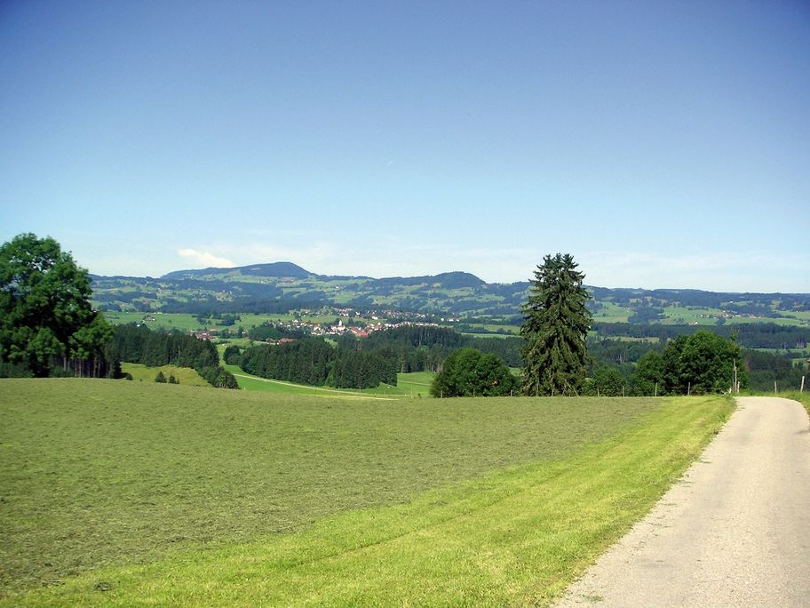 Auf unserer Tour genießen wir das Panorama.