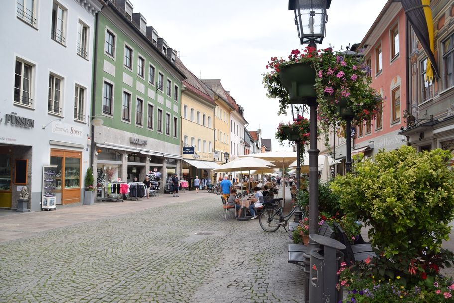 Fußgängerzone von Füssen