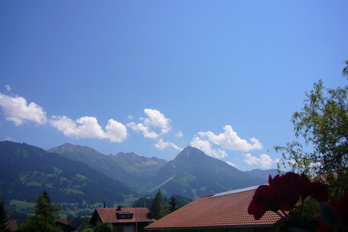 Blick vom Ostbalkon FeWo Sonnenkopfblick