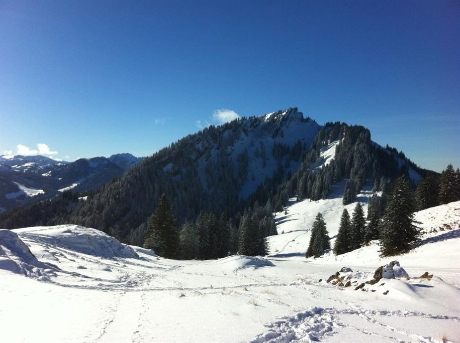 Berg im Schnee