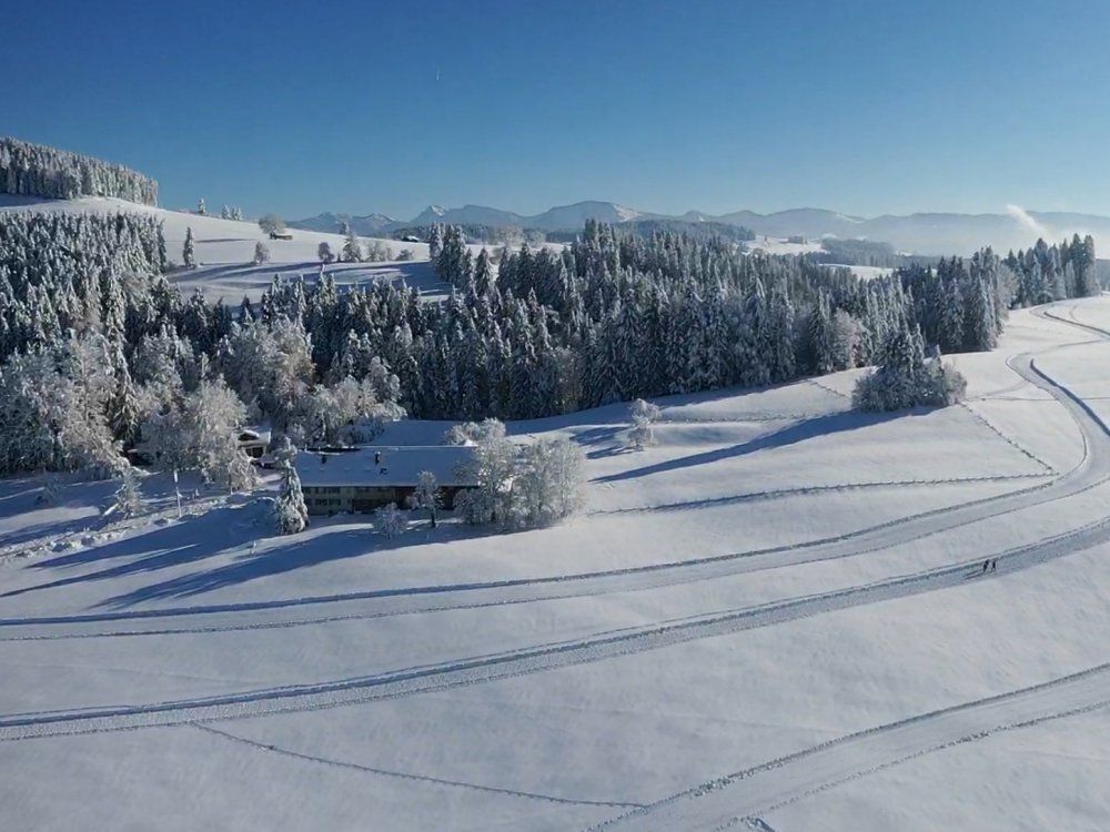 Loipe direkt vor der Haustür