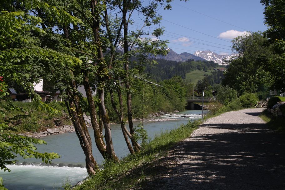 An der Ostrach bei Sonthofen