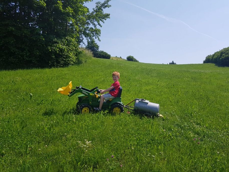 Arbeiten wie der Bauer