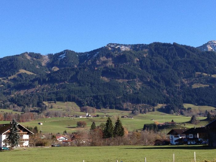 Blick vom Balkon