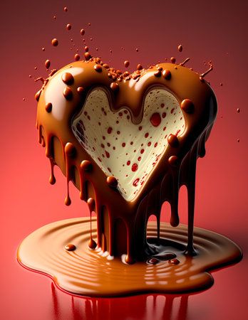 Herz aus Schokolade