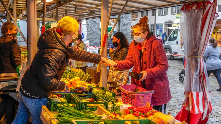 Wochenmarkt Marktoberdorf © Stadt Marktoberdorf_Budjarek (8)