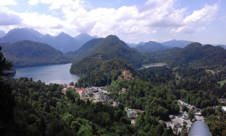 Blick von der Jugend auf Hohenschwangau