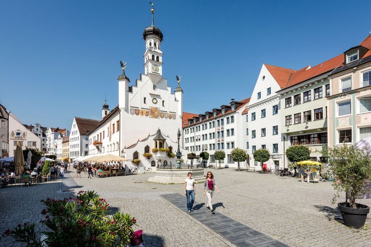 Rathausplatz in Kempten