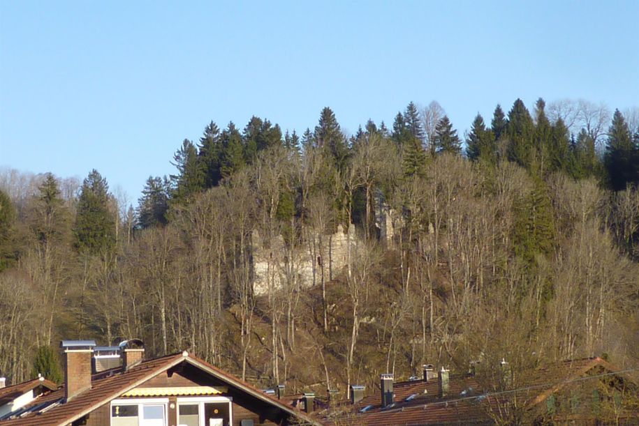 Blick auf die Ruine Fluhenstein