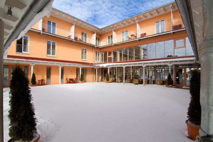 Innenhof Winter