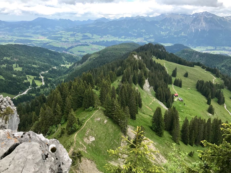 Blick vom Besler bei Obermaiselstein