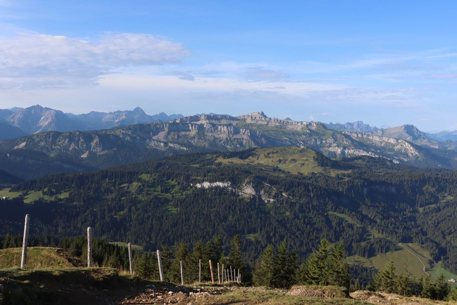 Ausblick Riedberger Horn