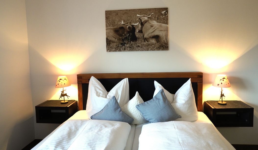 Schlafzimmer Bergblick