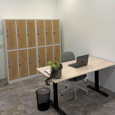 Auch Schließfächer stehen zur Verfügung