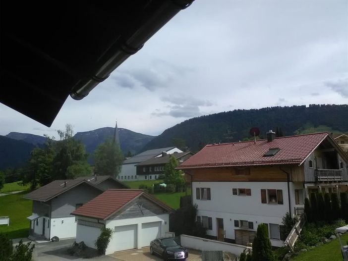 Blick vom Balkon