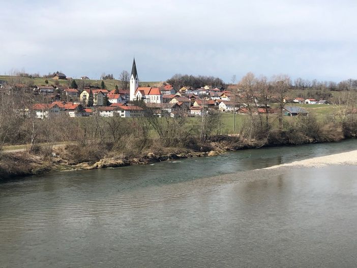 Blick aus der FeWo über die Iller