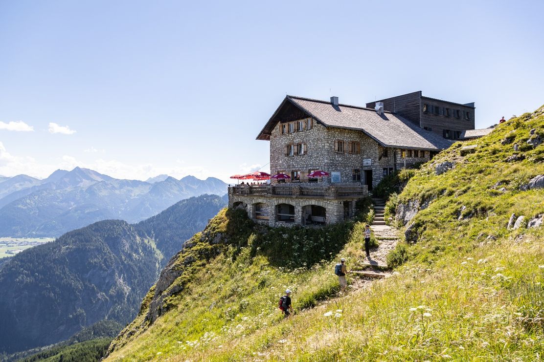Die Bad Kissinger Hütte am Aggenstein