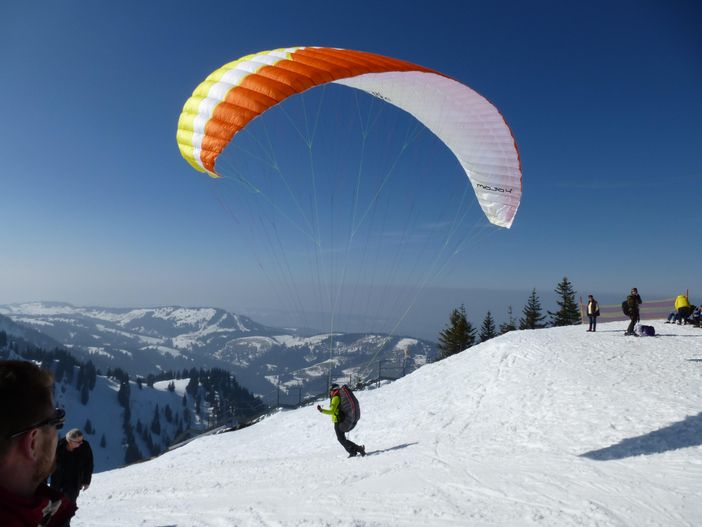 Paraglider am Hochgrat