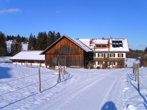 Unser Hof im Winter