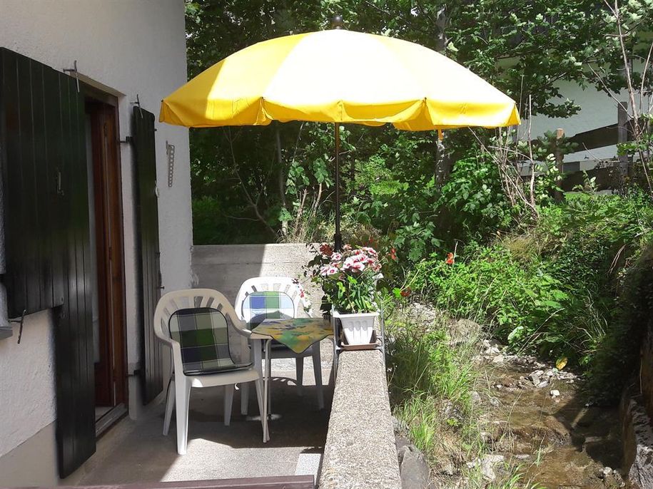 Blick auf die Terrasse