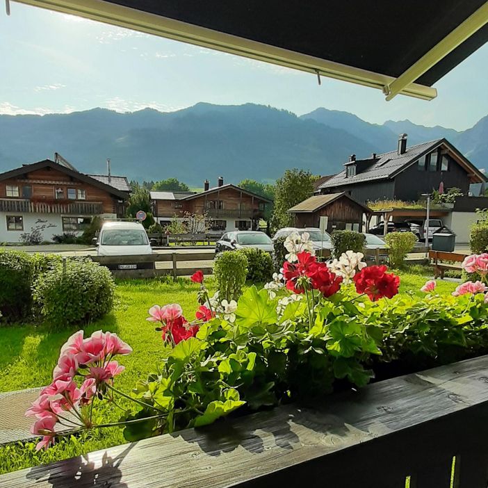 Aussicht vom Balkon