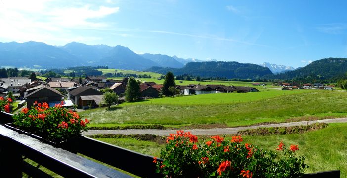 Blick vom Balkon Hörnisruh