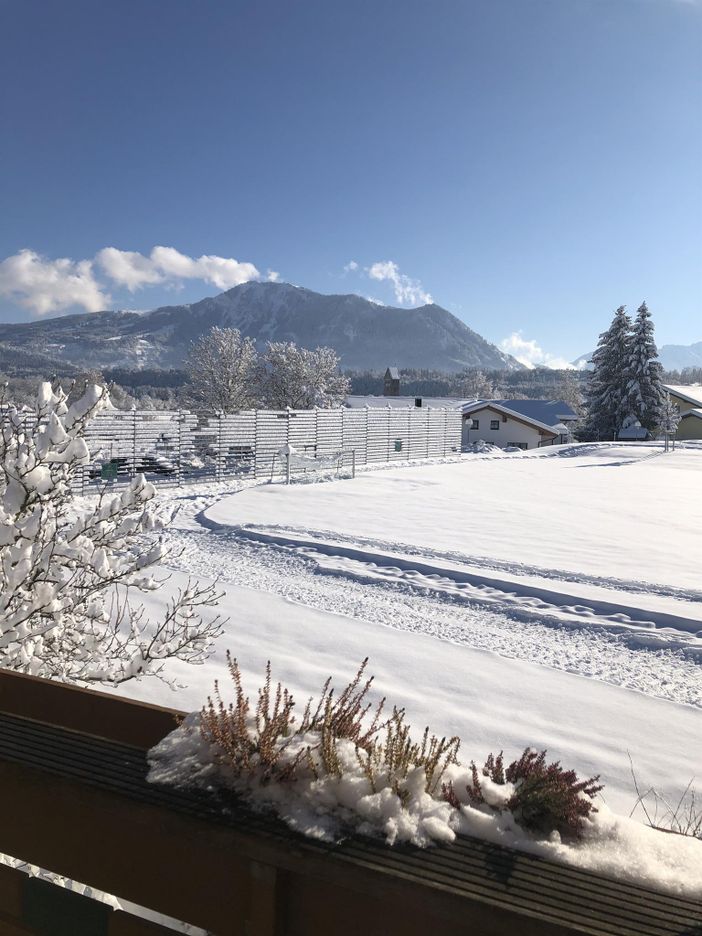 Blick vom Balkon