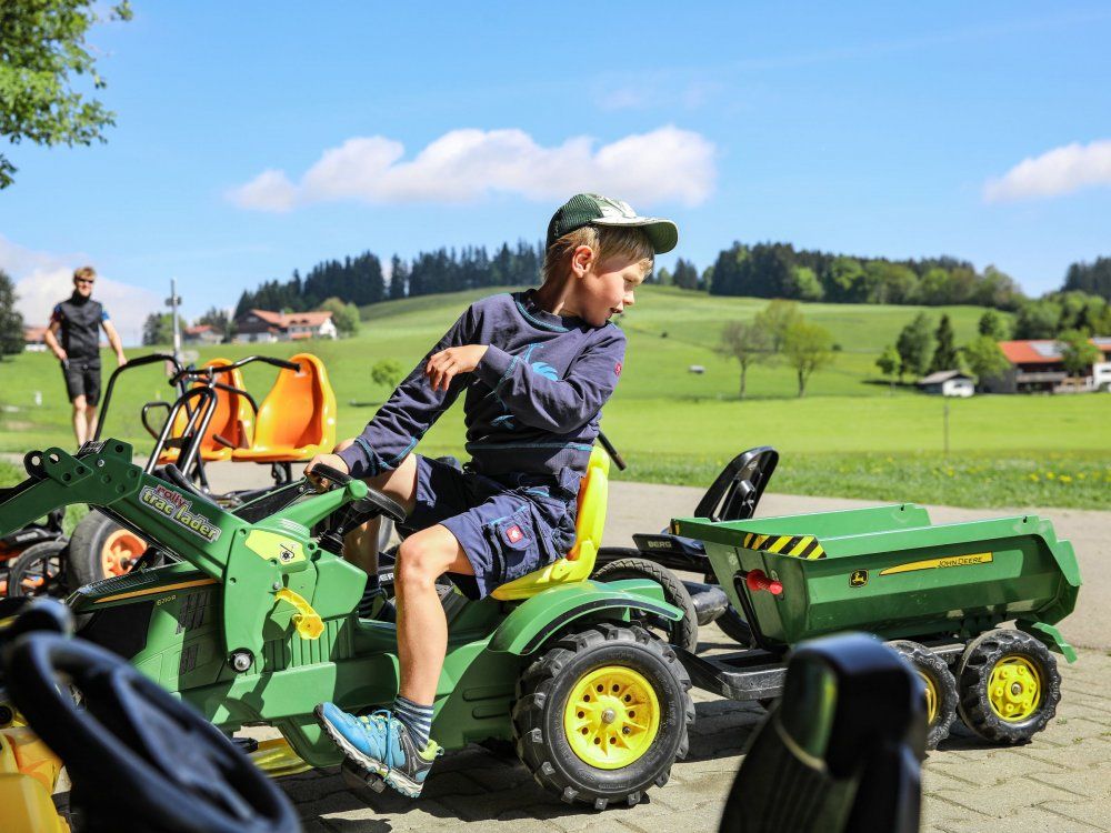 guter Traktorfahrer