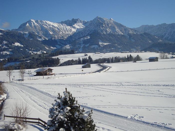 Blick vom Balkon