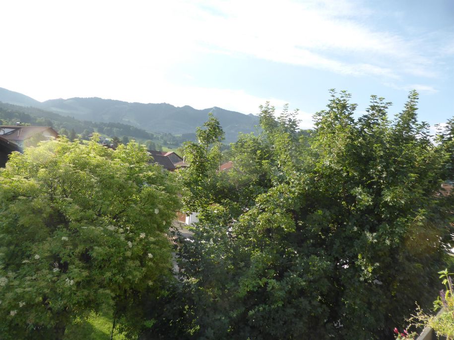 Blick vom Balkon