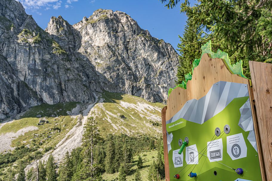 Mitmachstationen am Juwelenweg auf dem Breitenberg