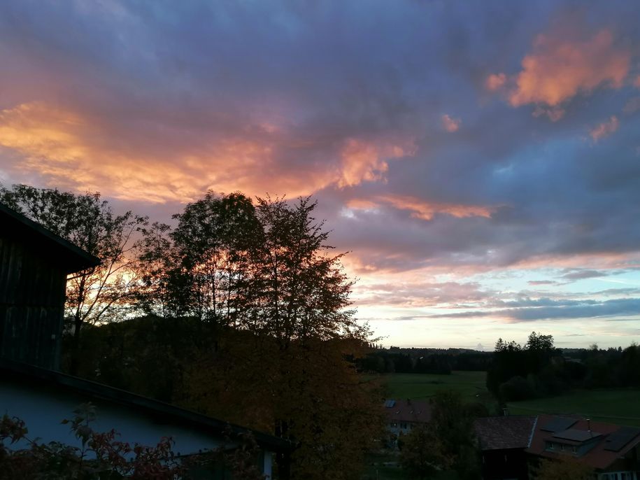 Ferienhof Hefele Sonnenuntergang Breitenberg