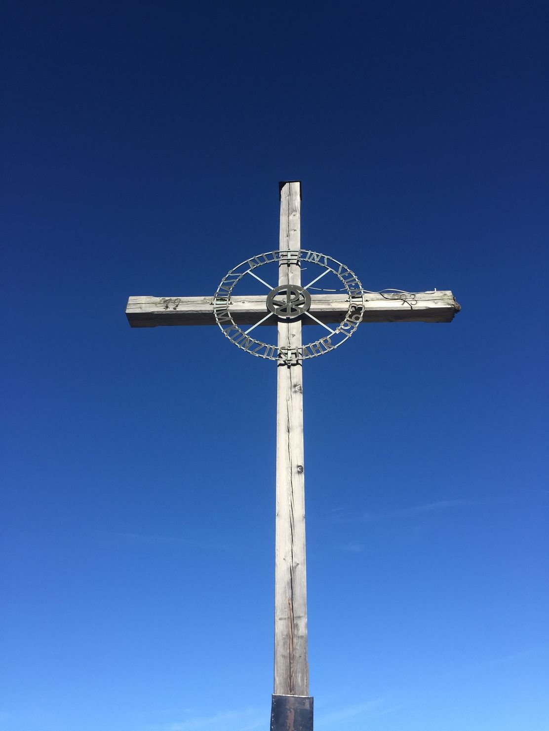 Das Gipfelkreuz