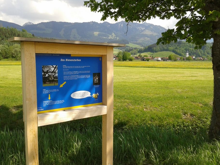 Bienenlehrpfad Tafel Wiesenweg