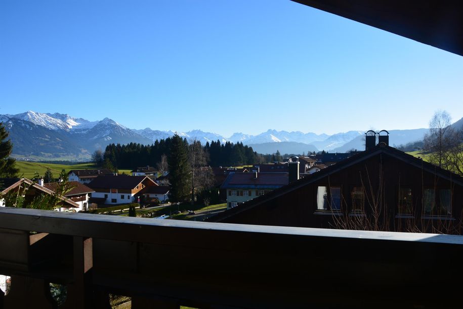 Blick vom Balkon Edelweiß 2. OG
