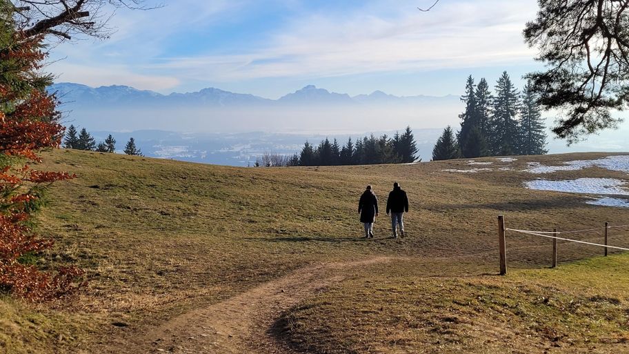 Römerweg auf den Auerberg