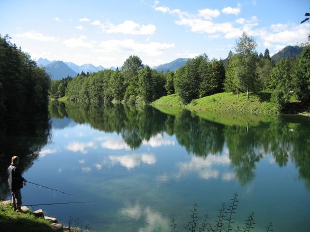 Angeler am Auwaldsee